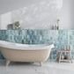 Blue 2.5 x 8 Glossy Ceramic Subway Tile