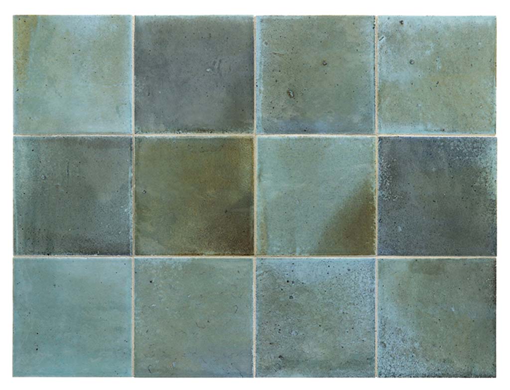 Blue 4 x 4 Glossy Ceramic Square Tile