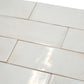 White 2.5 x 8 Glossy Ceramic Subway Tile