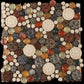 Multicolor 12 x 12 Glossy, Textured Glass, Resin Mosaic Tile