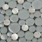 White 12 x 12 Glossy, Matte Glass, Shell, Mother of Pearl Mosaic Tile