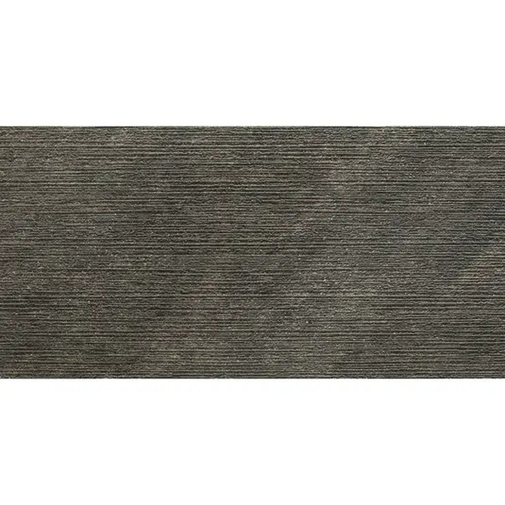 Black 24x48 Matte Porcelain Deco Large Tile
