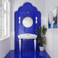 Cobalt Blue 5 x 5 Glossy Ceramic Star Tile