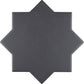 Gray 5 x 5 Matte Ceramic Star Tile