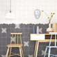 Gray 5 x 5 Matte Ceramic Star Tile