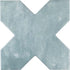 Cornflower Blue 5 x 5 Matte Ceramic Cross Tile