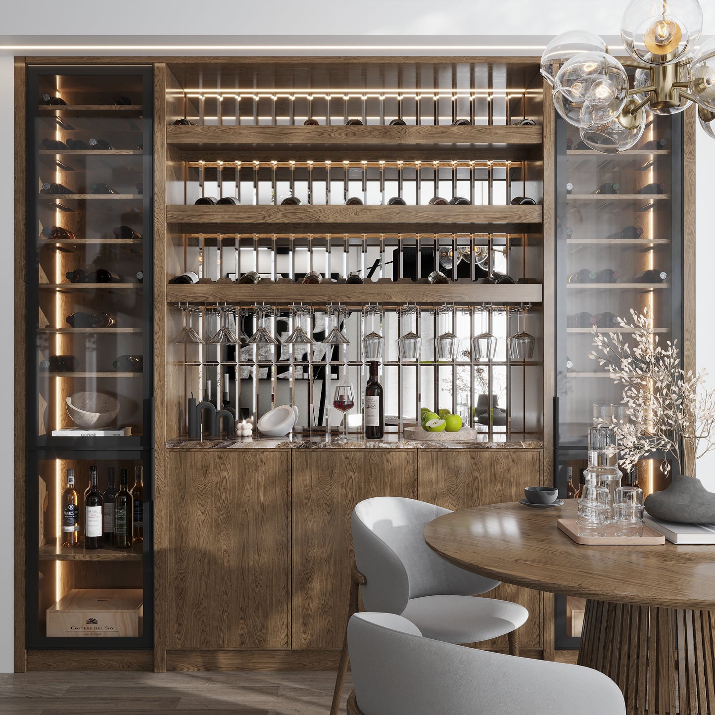 Clear Glass 3 x 12 Polished Glass Subway Tile