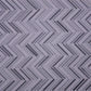 White, Gray 11x11 Polished Equator Mosaic Tile Sample