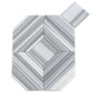 Cloud Gray 9x11 Polished Equator Mosaic Tile Sample