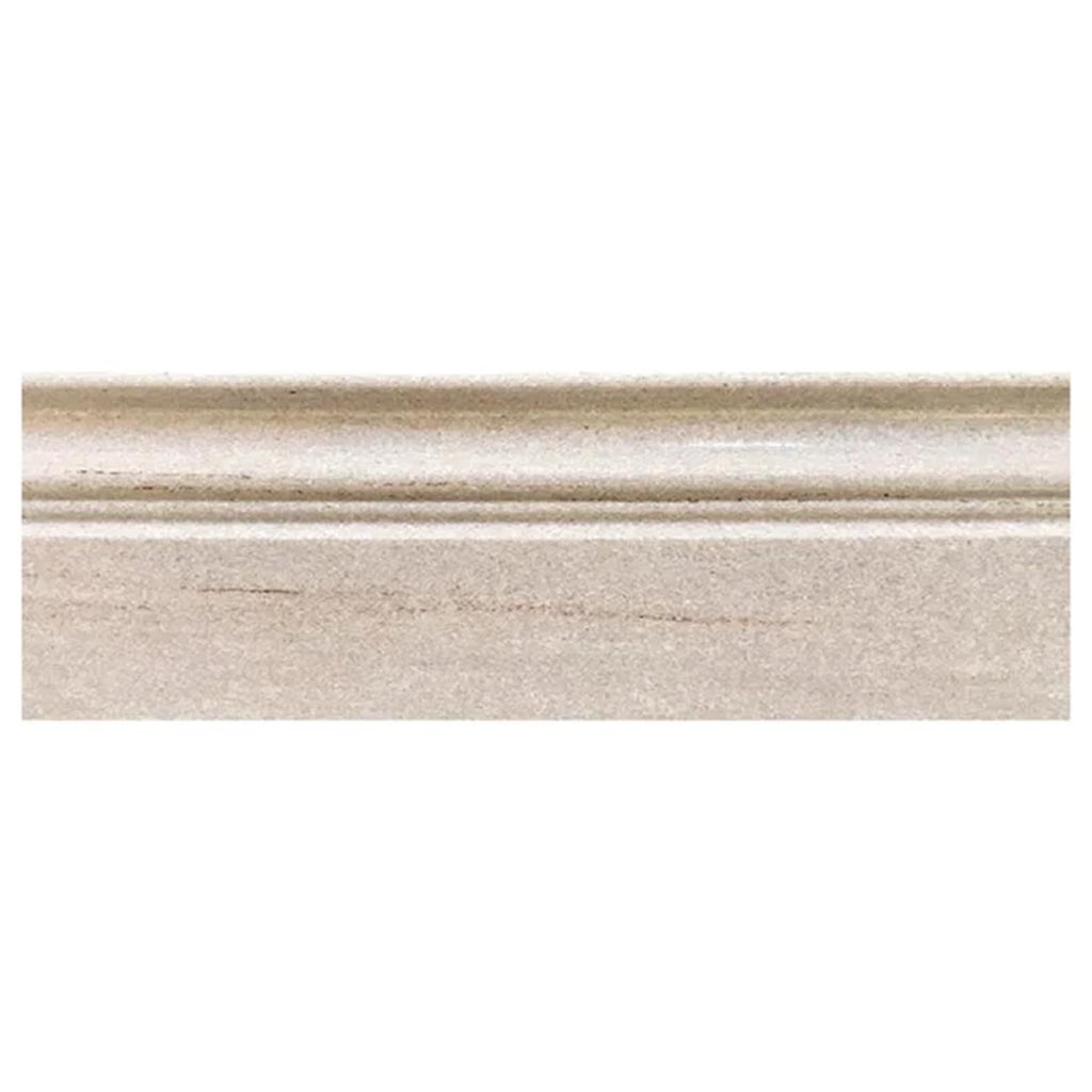 Light Beige 4 x 12 Polished Marble Baseboard Trim