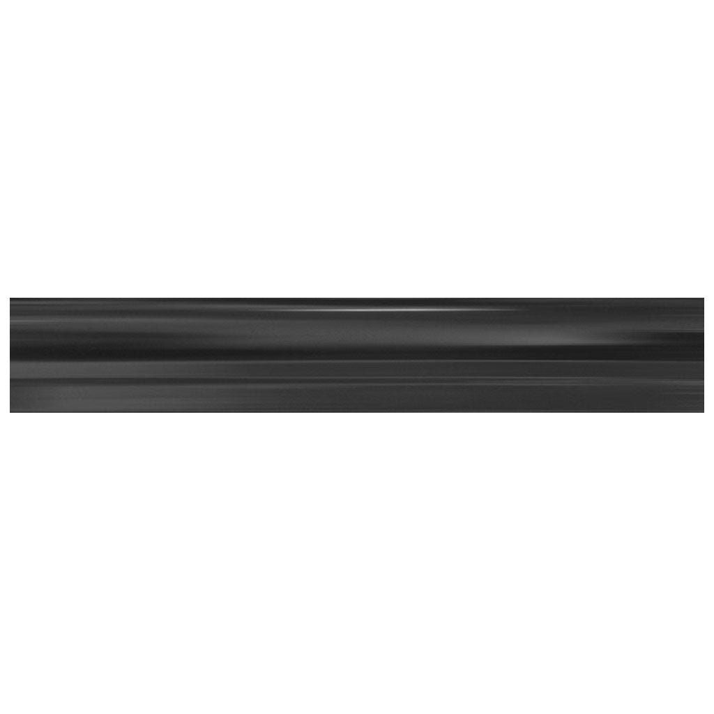 Black 2 x 12 Honed Marble Chair Rail Trim