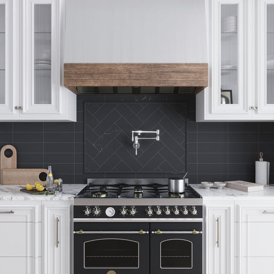 Black 4 x 12 Honed Marble Subway Tile