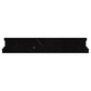 Black 2 x 12 Honed Marble Chair Rail Trim