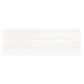 White 12 x 36 Satin Ceramic Large Tile - Sample