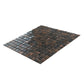 Dark Brown 12 x 12 Glossy Glass Mosaic Tile