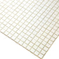 Baby Powder White 12 x 12 Glossy Glass Mosaic Tile