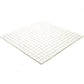 Baby Powder White 12 x 12 Glossy Glass Mosaic Tile