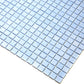 Light Blue 12 x 12 Glossy Glass Mosaic Tile