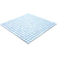 Light Blue 12 x 12 Glossy Glass Mosaic Tile