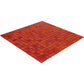 Rose Red 12 x 12 Glossy Glass Mosaic Tile