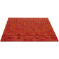 Rose Red 12 x 12 Glossy Glass Mosaic Tile