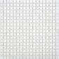 Pearl White 12 x 12 Glossy Glass Mosaic Tile