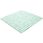 Light Blue-Green 12 x 12 Glossy Glass Mosaic Tile