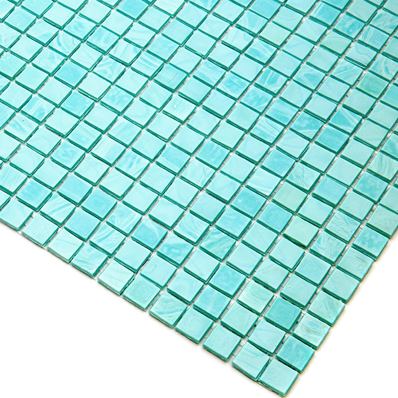 Mint Green 12 x 12 Glossy Glass Mosaic Tile