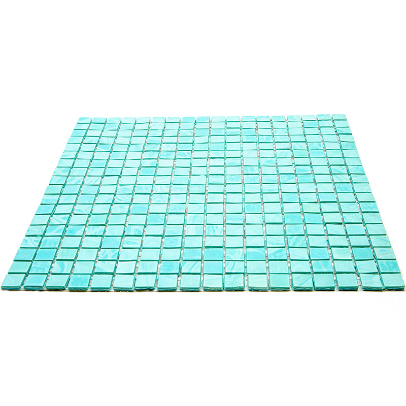 Mint Green 12 x 12 Glossy Glass Mosaic Tile