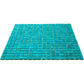 Dark Blue-Green 12 x 12 Glossy Glass Mosaic Tile