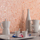 Shimmer Beige 12 x 12 Glossy Glass Mosaic Tile