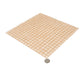 White and Brown 12x12 Glossy Glass Mosaic Tile