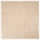 Light Fawn Beige 12 x 12 Glossy Glass Mosaic Tile - Sample