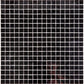 Black 12 x 12 Glossy Glass Mosaic Tile