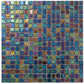 Shimmer Multi Blue 12 x 12 Glossy Glass Mosaic Tile