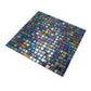 Shimmer Multi Blue 12 x 12 Glossy Glass Mosaic Tile