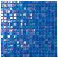 Azure Blue 12 x 12 Glossy Glass Mosaic Tile