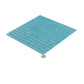 Cyan Blue 12 x 12 Glossy Glass Mosaic Tile