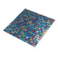 Dark Shimmer Multi Blue 12 x 12 Glossy Glass Mosaic Tile