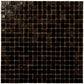 Russet Brown 12 x 12 Glossy Glass Mosaic Tile