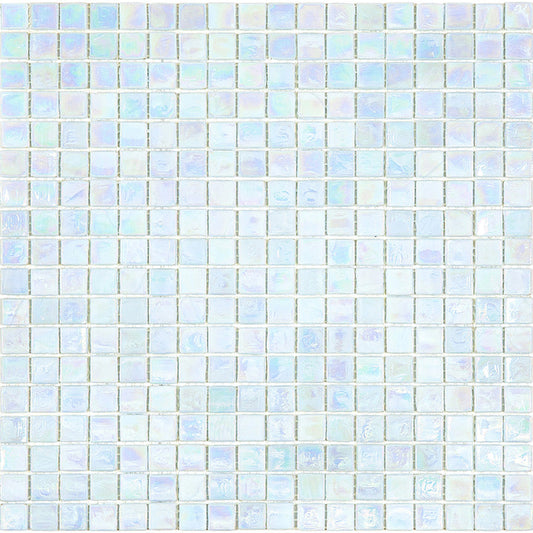 Honeydew Green 12 x 12 Glossy Glass Mosaic Tile - Sample