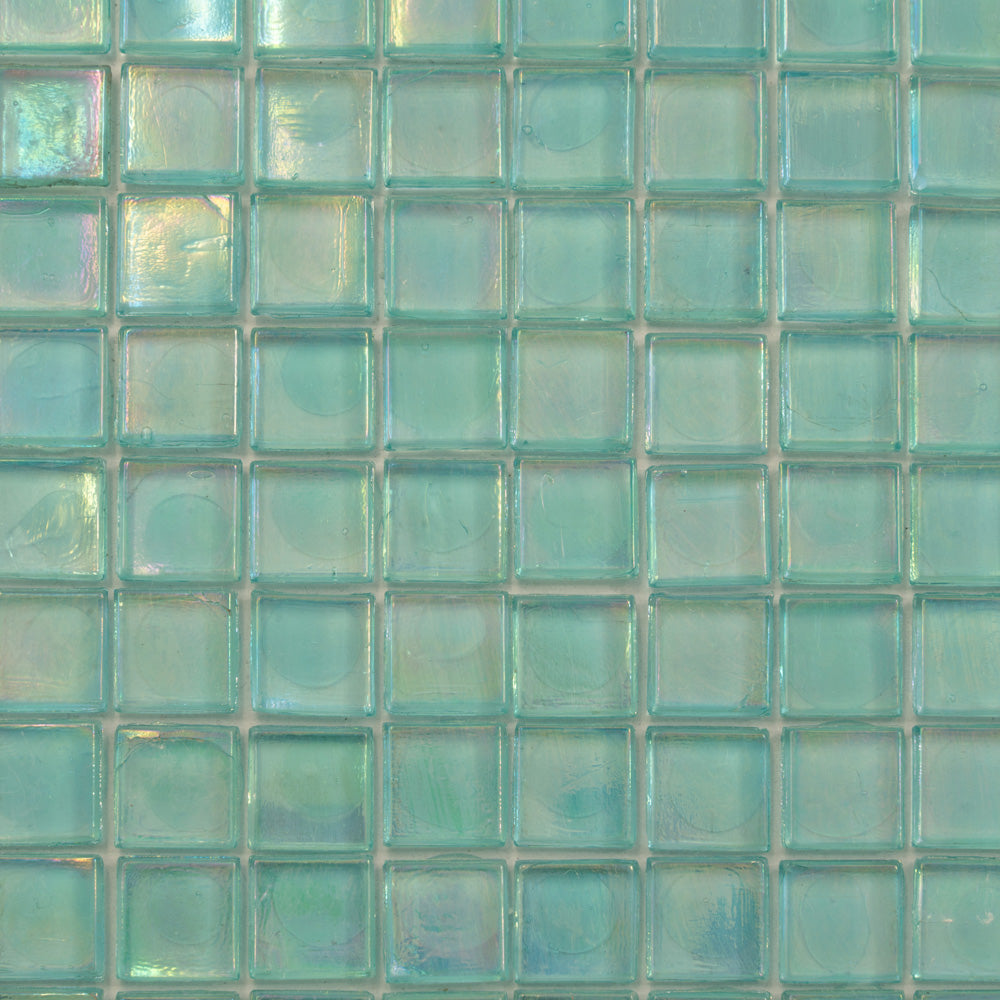 Sea Green 12 x 12 Glossy Glass Mosaic Tile