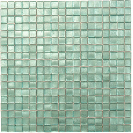 Pine Green 12 x 12 Glossy Glass Mosaic Tile