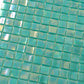 Dark Ocean Green 12 x 12 Glossy Glass Mosaic Tile