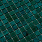 Dark Green 12 x 12 Glossy Glass Mosaic Tile