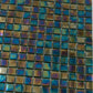 Rainbow Green 12 x 12 Glossy Glass Mosaic Tile