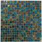 Rainbow Green 12 x 12 Glossy Glass Mosaic Tile