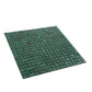 Bottle Green 12 x 12 Glossy Glass Mosaic Tile