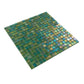 Emerald Green 12 x 12 Glossy Glass Mosaic Tile