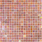 China Pink 12 x 12 Glossy Glass Mosaic Tile